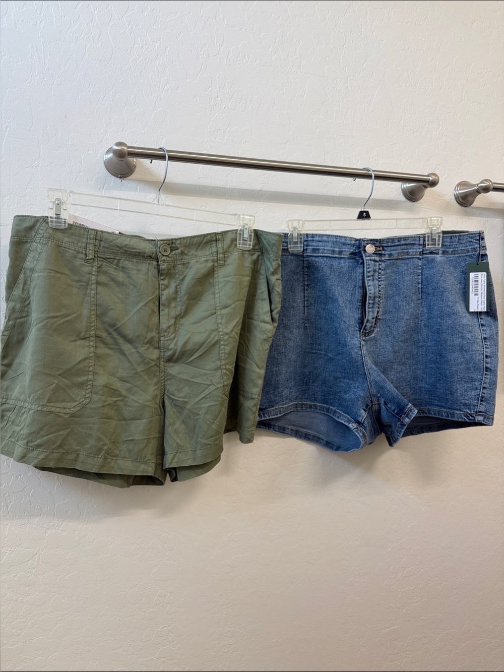 Sanctuary Olive Utility Bermuda Shorts and Wild fable jean shorts